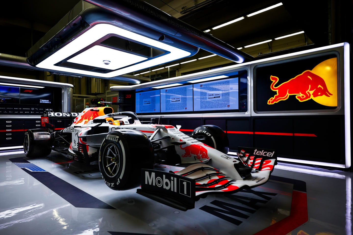 ISTANBUL, TURKEY - OCTOBER 06: The Red Bull Racing team launch a special livery to say Thank You to