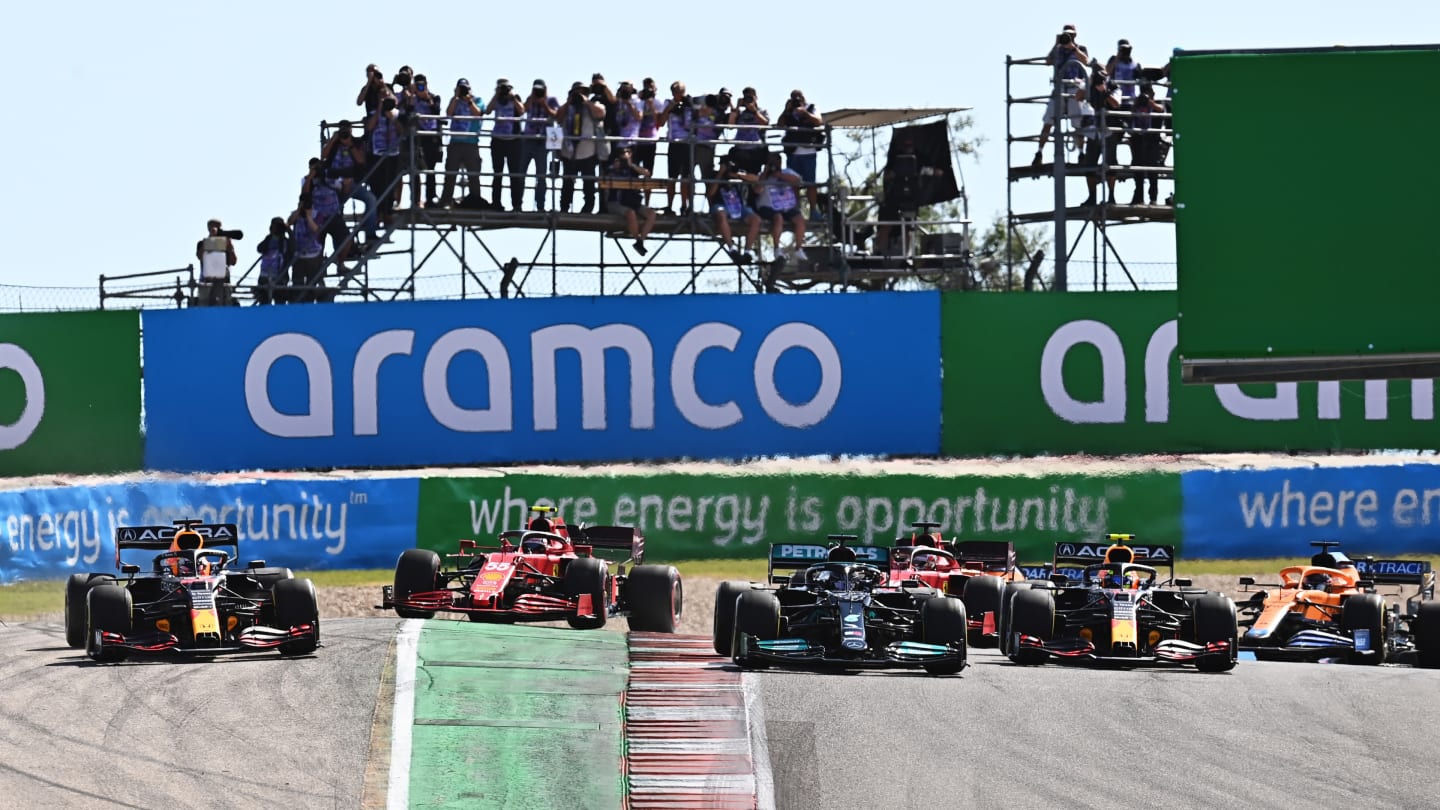 AUSTIN, TEXAS - OCTOBER 24: Max Verstappen of the Netherlands driving the (33) Red Bull Racing