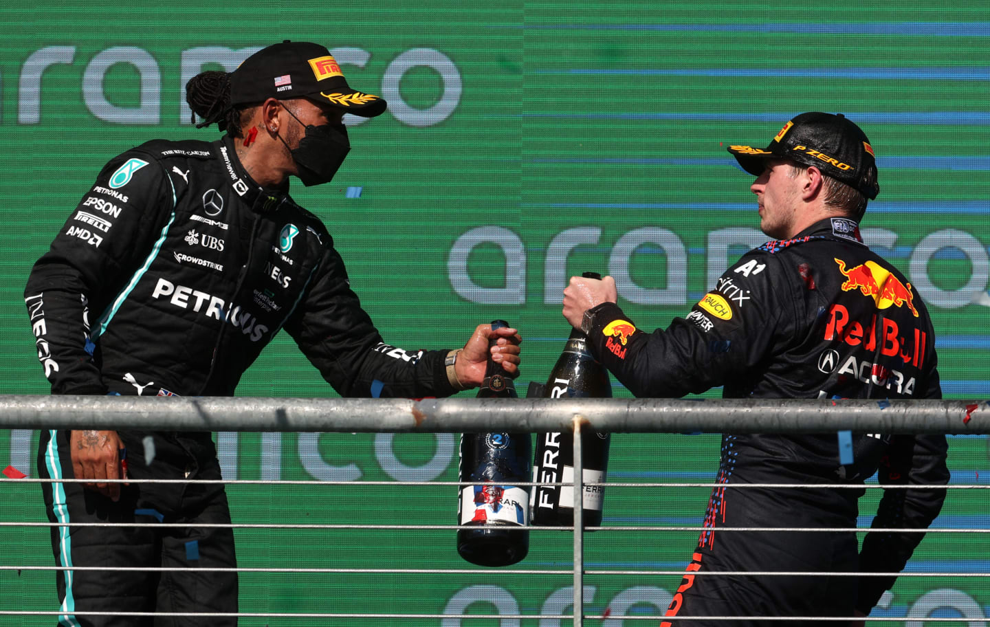 AUSTIN, TEXAS - OCTOBER 24: Race winner Max Verstappen of Netherlands and Red Bull Racing and