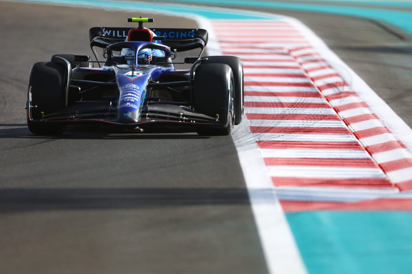 ABU DHABI, UNITED ARAB EMIRATES - NOVEMBER 18: Logan Sargeant of United States driving the (45)