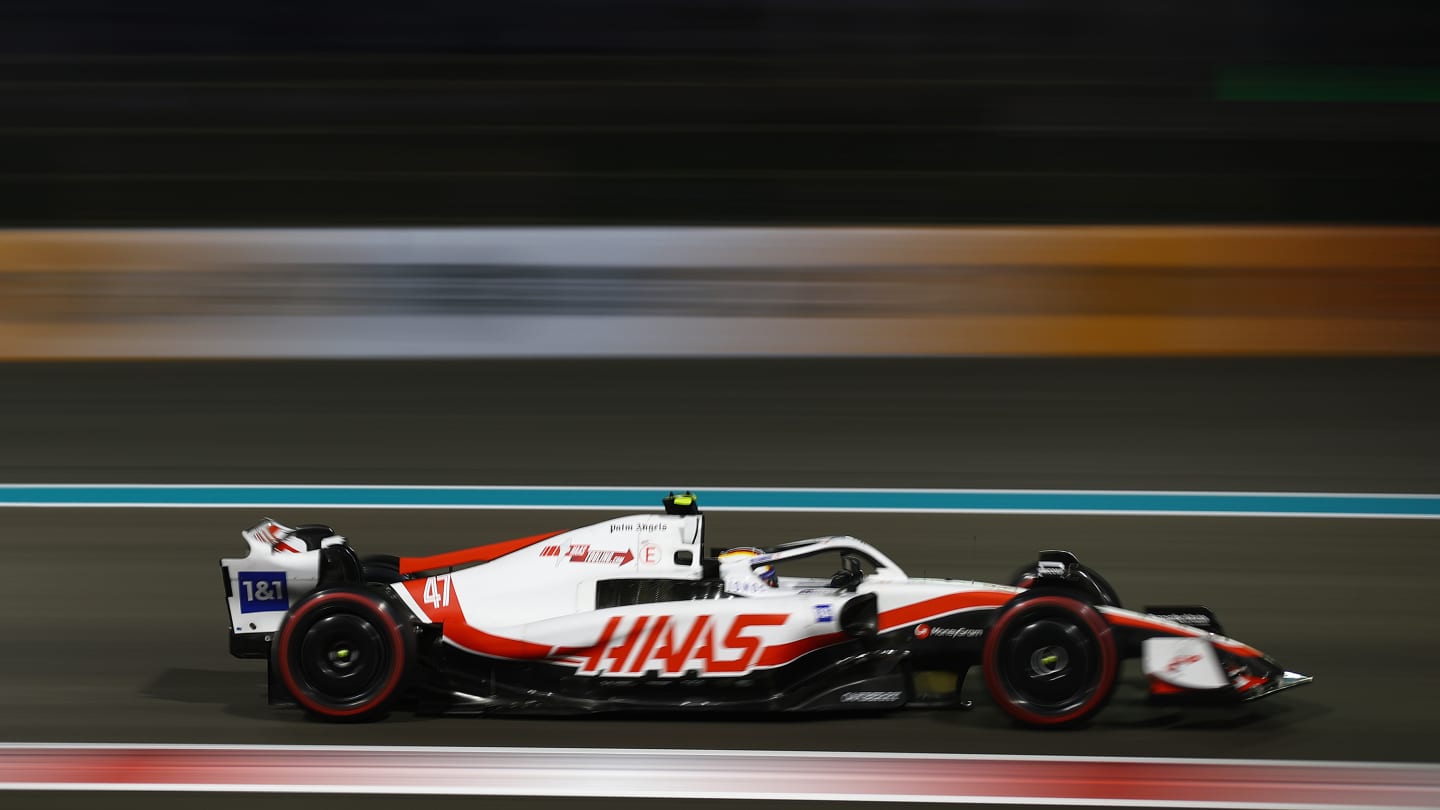 ABU DHABI, UNITED ARAB EMIRATES - NOVEMBER 19: Mick Schumacher of Germany driving the (47) Haas F1