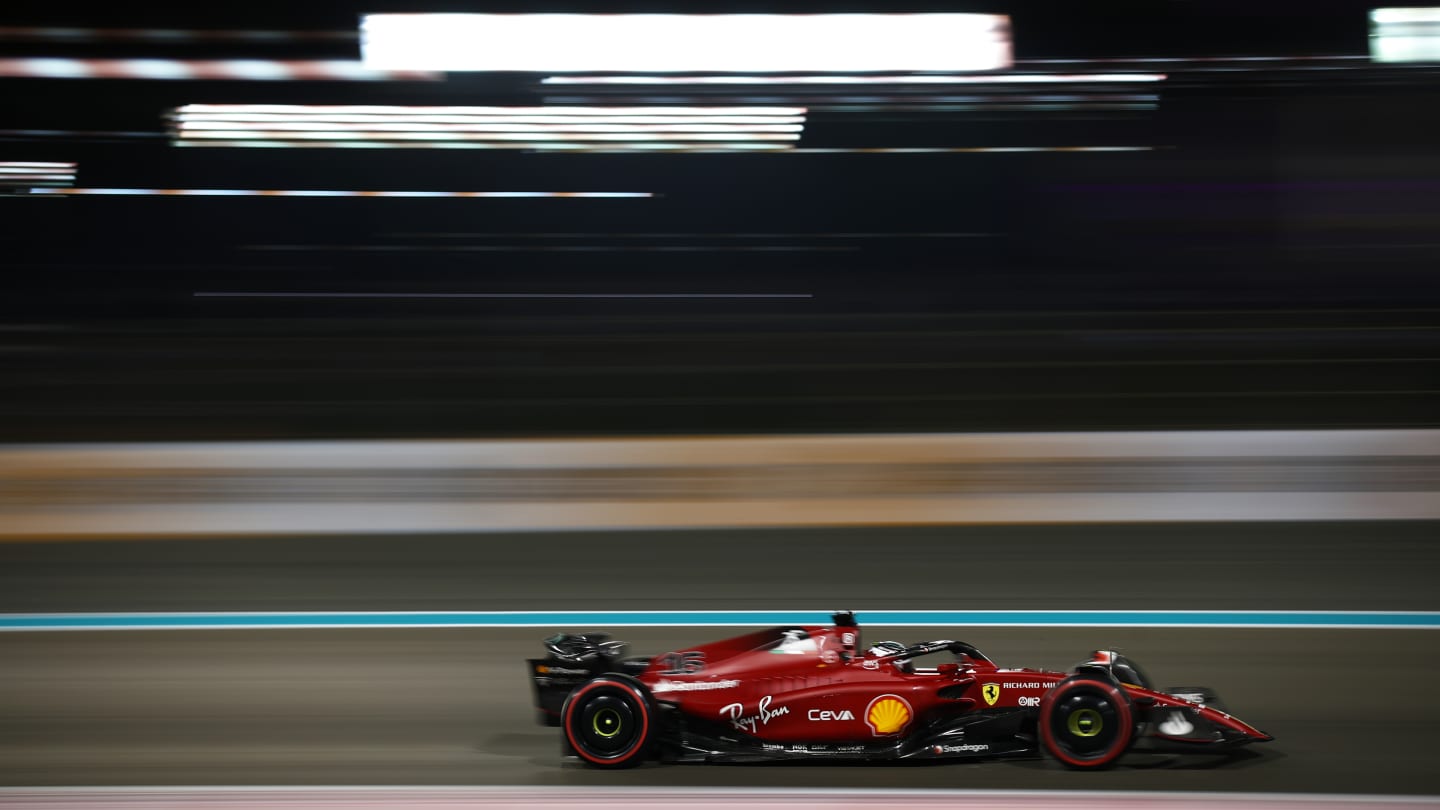 ABU DHABI, UNITED ARAB EMIRATES - NOVEMBER 19: Charles Leclerc of Monaco driving the (16) Ferrari