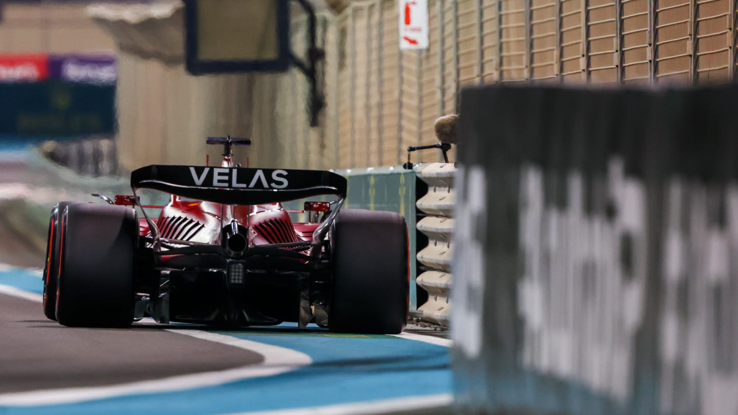 ABU DHABI, UNITED ARAB EMIRATES - NOVEMBER 19: Charles Leclerc of Monaco driving the (16) Ferrari