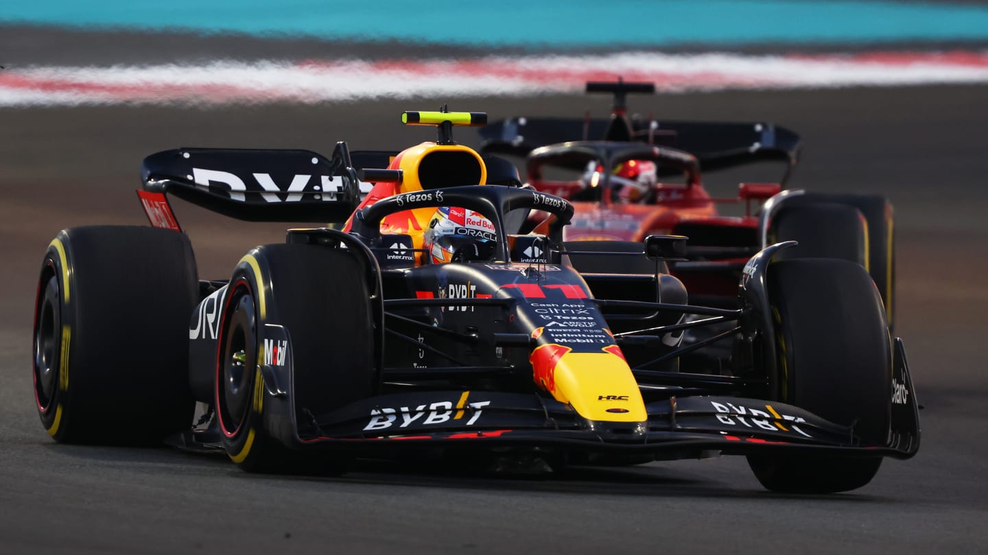 ABU DHABI, UNITED ARAB EMIRATES - NOVEMBER 20: Sergio Perez of Mexico driving the (11) Oracle Red