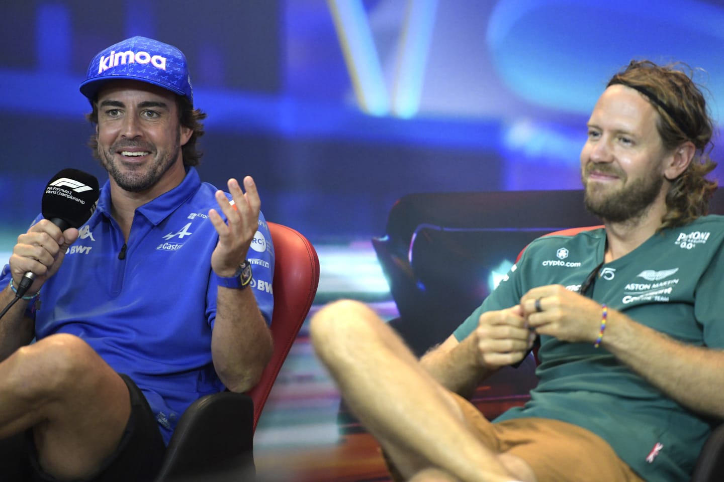 ABU DHABI, UNITED ARAB EMIRATES - NOVEMBER 17: Fernando Alonso of Spain and Alpine F1 and Sebastian