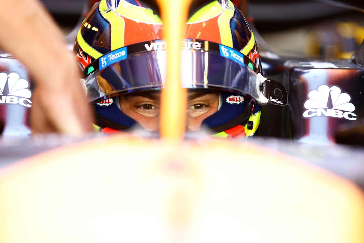 ABU DHABI, UNITED ARAB EMIRATES - NOVEMBER 22: Oscar Piastri of Australia and McLaren prepares to