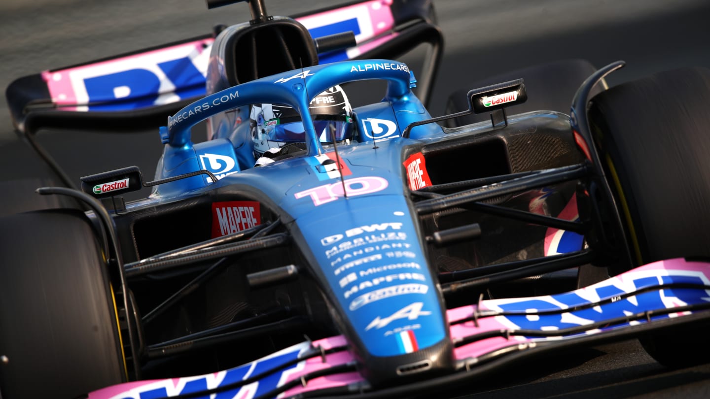 ABU DHABI, UNITED ARAB EMIRATES - NOVEMBER 22: Pierre Gasly of France driving the (10) Alpine F1