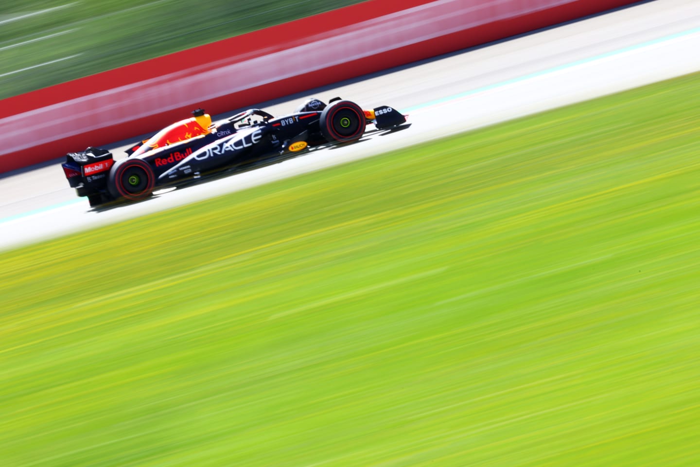 SPIELBERG, AUSTRIA - JULY 08: Max Verstappen of the Netherlands driving the (1) Oracle Red Bull