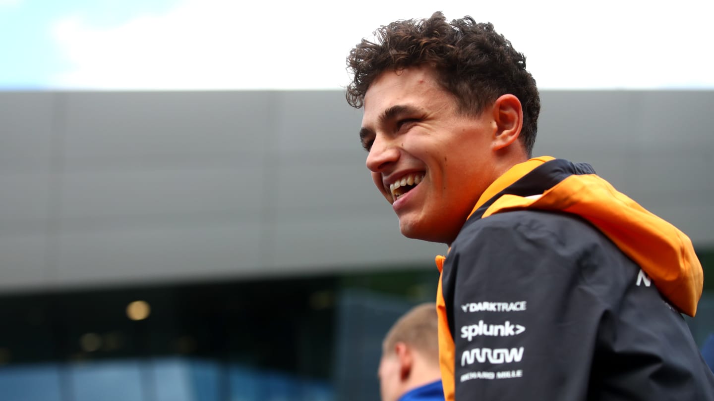 SPIELBERG, AUSTRIA - JULY 10: Lando Norris of Great Britain and McLaren looks on from the drivers