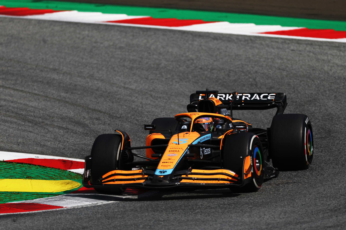 SPIELBERG, AUSTRIA - JULY 10: Daniel Ricciardo of Australia driving the (3) McLaren MCL36 Mercedes