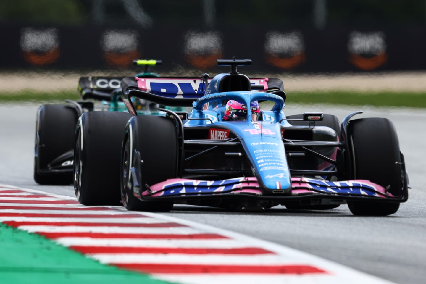 SPIELBERG, AUSTRIA - JULY 10: Fernando Alonso of Spain driving the (14) Alpine F1 A522 Renault