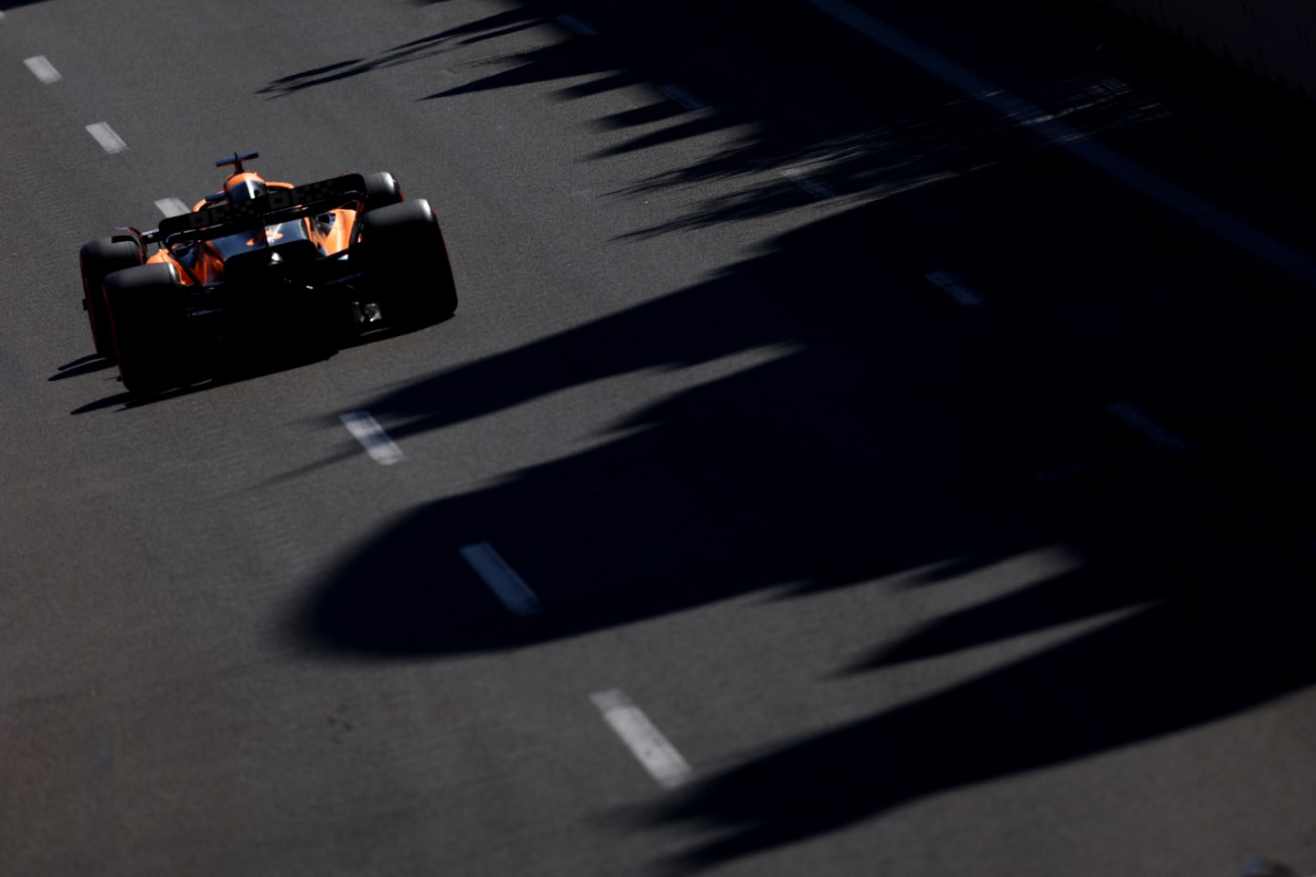 BAKU, AZERBAIJAN - JUNE 11: Daniel Ricciardo of Australia driving the (3) McLaren MCL36 Mercedes on track during qualifying ahead of the F1 Grand Prix of Azerbaijan at Baku City Circuit on June 11, 2022 in Baku, Azerbaijan.Photo by Clive Rose/Getty Images)