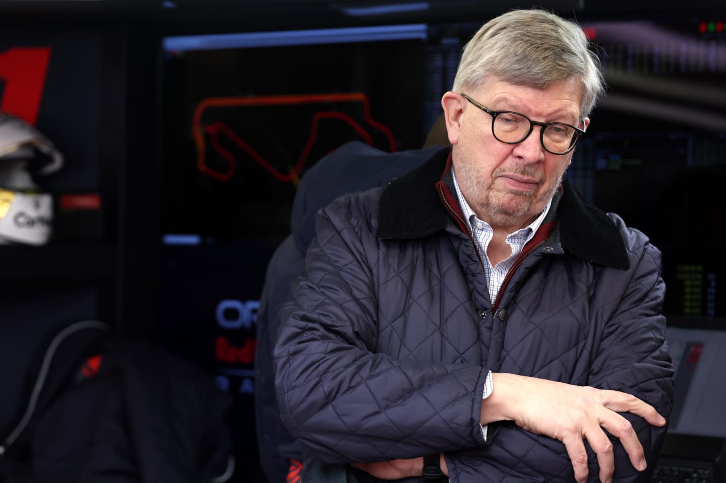 BARCELONA, SPAIN - FEBRUARY 25: Ross Brawn, Managing Director (Sporting) of the Formula One Group,