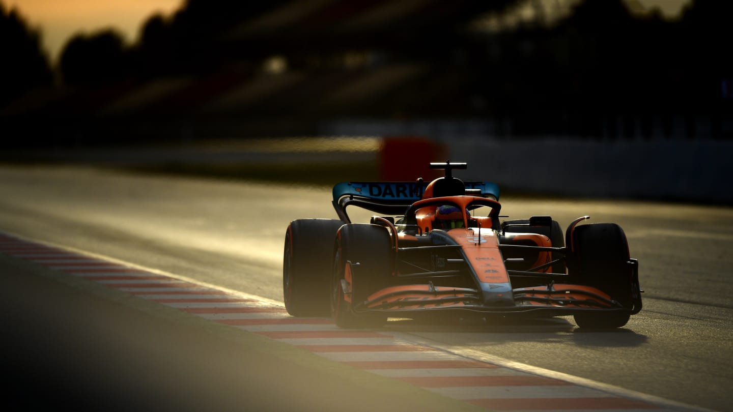 BARCELONA, SPAIN - FEBRUARY 24: Daniel Ricciardo of Australia driving the (3) McLaren MCL36