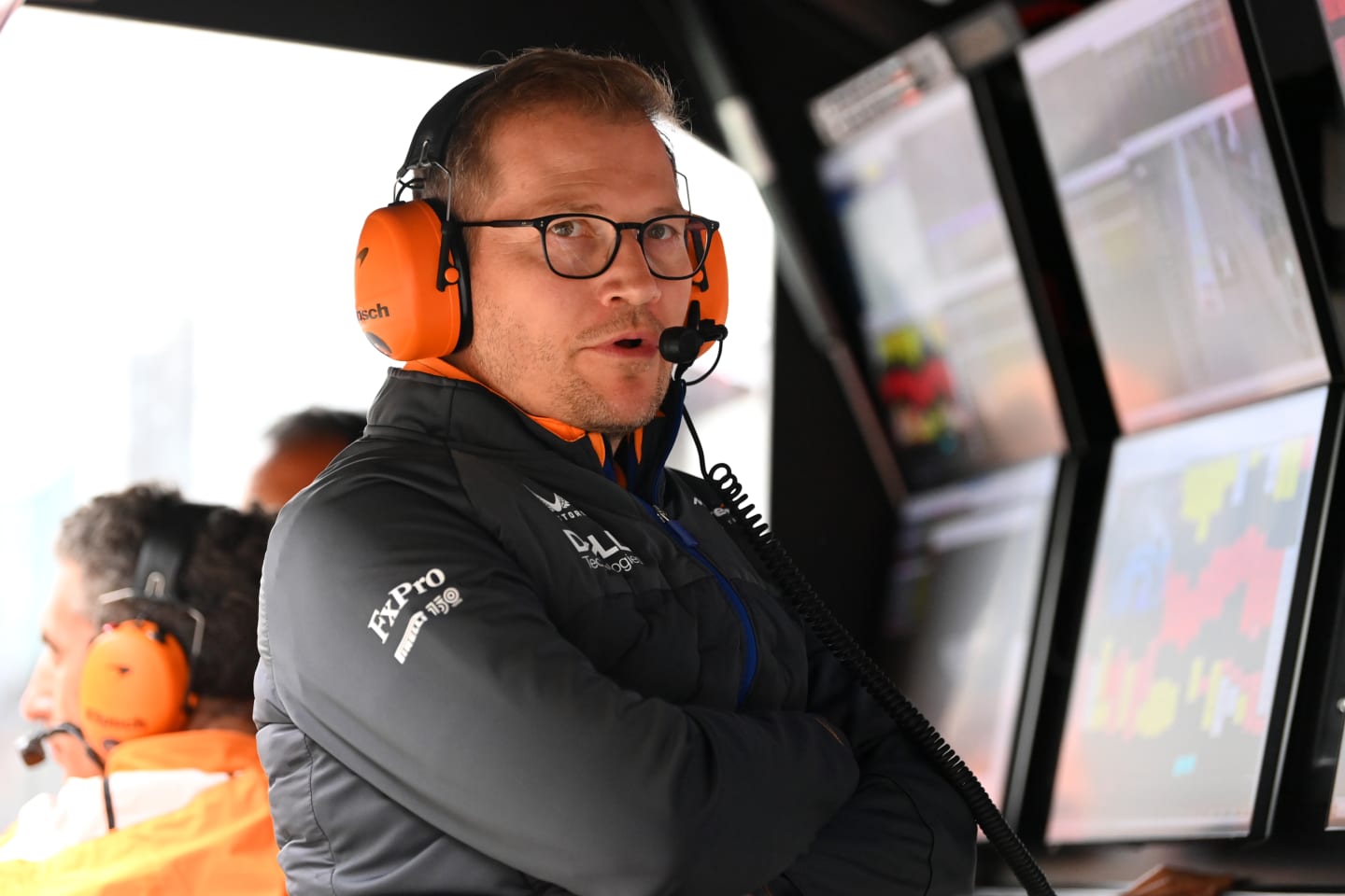 SPA, BELGIUM - AUGUST 26: McLaren Team Principal Andreas Seidl looks on from the pitwall during