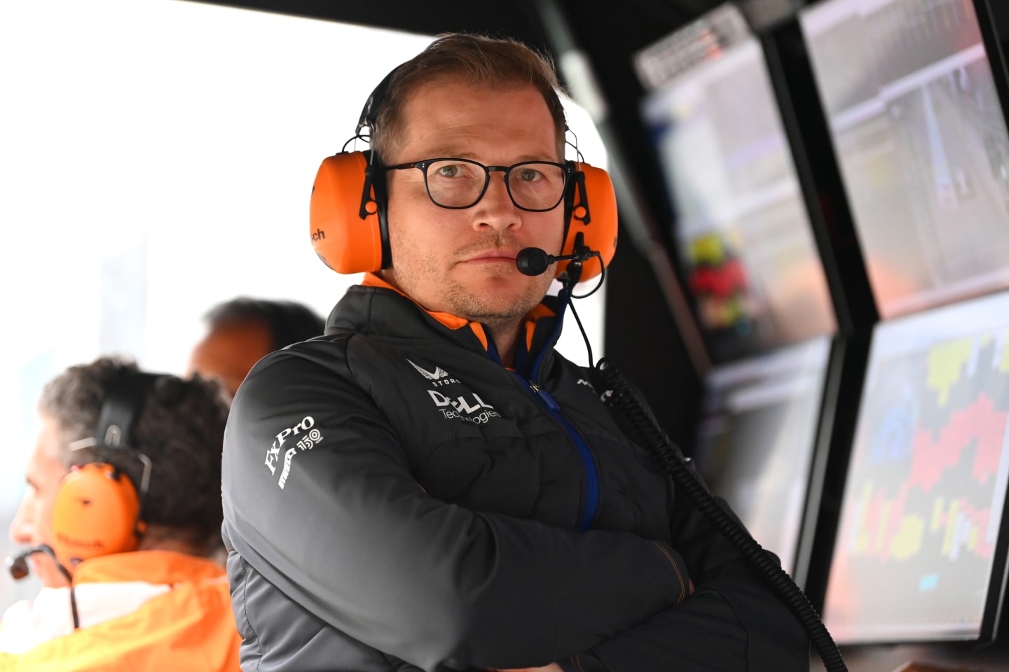 SPA, BELGIUM - AUGUST 26: McLaren Team Principal Andreas Seidl looks on from the pitwall during