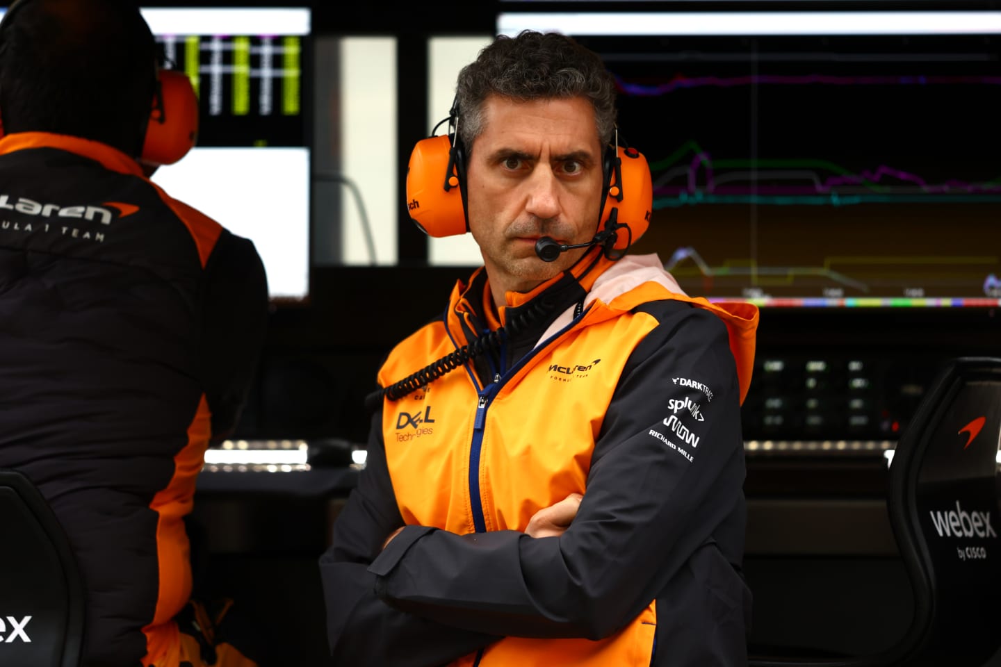SPA, BELGIUM - AUGUST 26: McLaren Performance Director Andrea Stella looks on from the pitwall