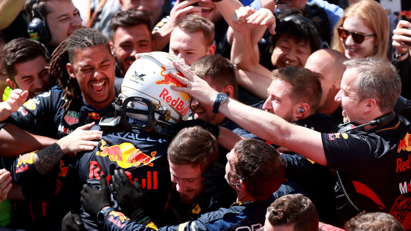 MONTREAL, QUEBEC - JUNE 19: Race winner Max Verstappen of the Netherlands and Oracle Red Bull