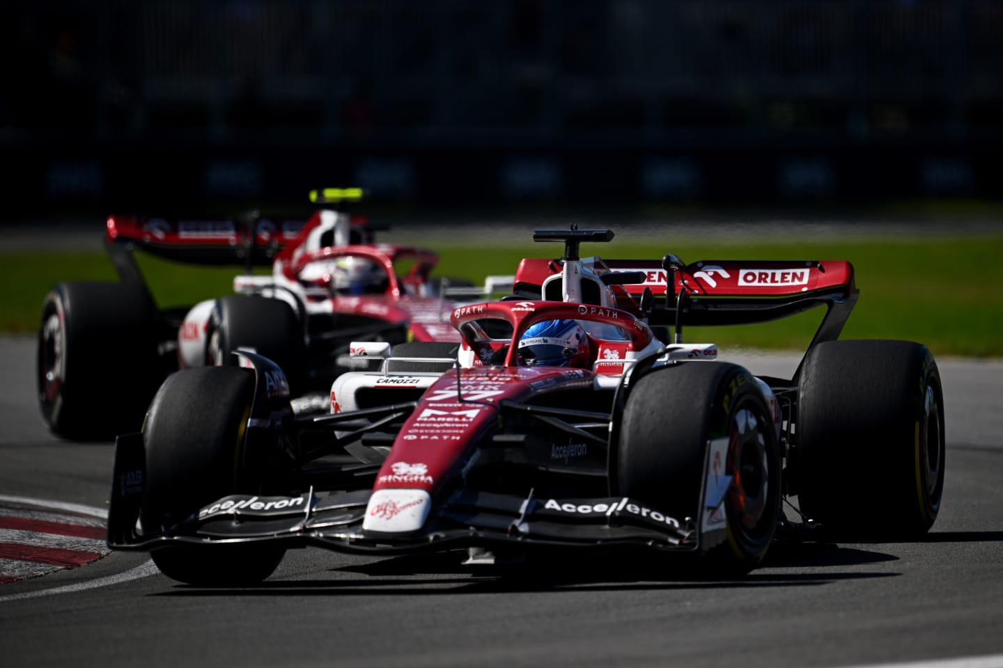 MONTREAL, QUEBEC - JUNE 19: Valtteri Bottas of Finland driving the (77) Alfa Romeo F1 C42 Ferrari