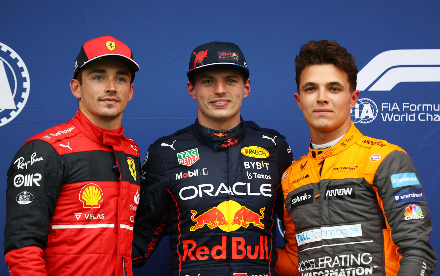 IMOLA, ITALY - APRIL 22: Pole position qualifier Max Verstappen of the Netherlands and Oracle Red