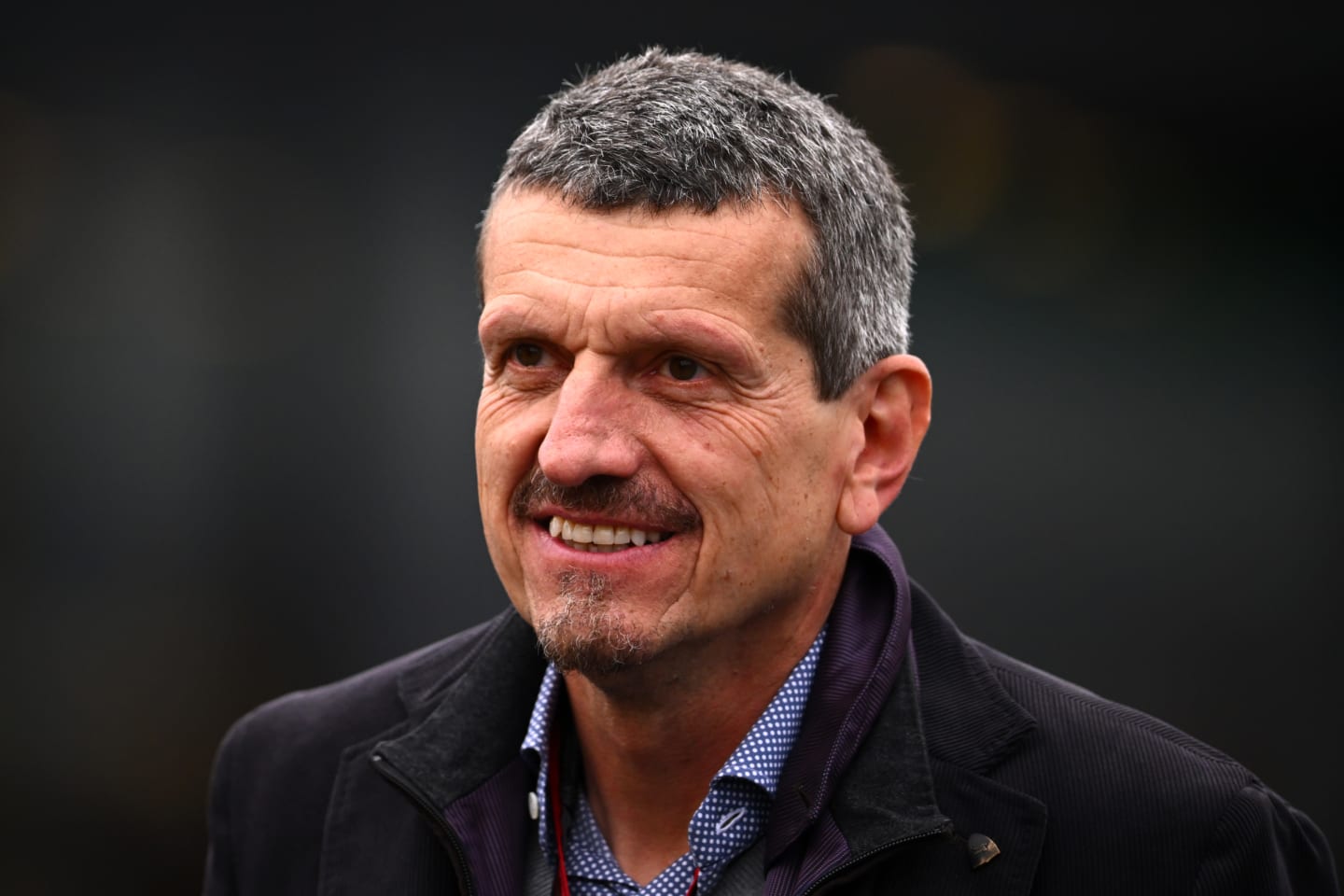 IMOLA, ITALY - APRIL 21: Haas F1 Team Principal Guenther Steiner walks in the Paddock during