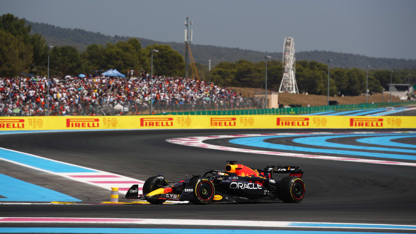 LE CASTELLET, FRANCE - JULY 24: Max Verstappen of the Netherlands driving the (1) Oracle Red Bull