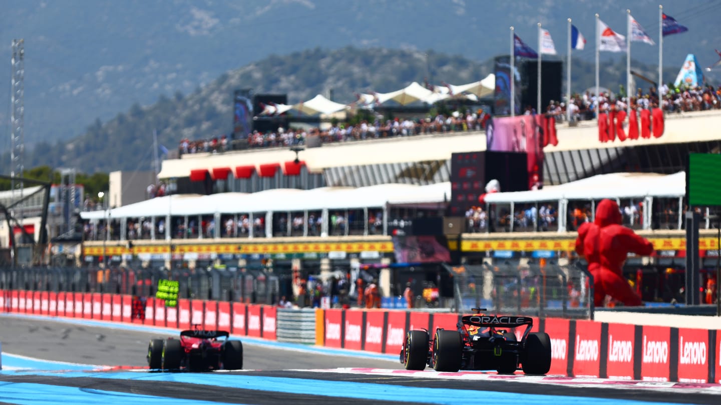 LE CASTELLET, FRANCE - JULY 24: Max Verstappen of the Netherlands driving the (1) Oracle Red Bull