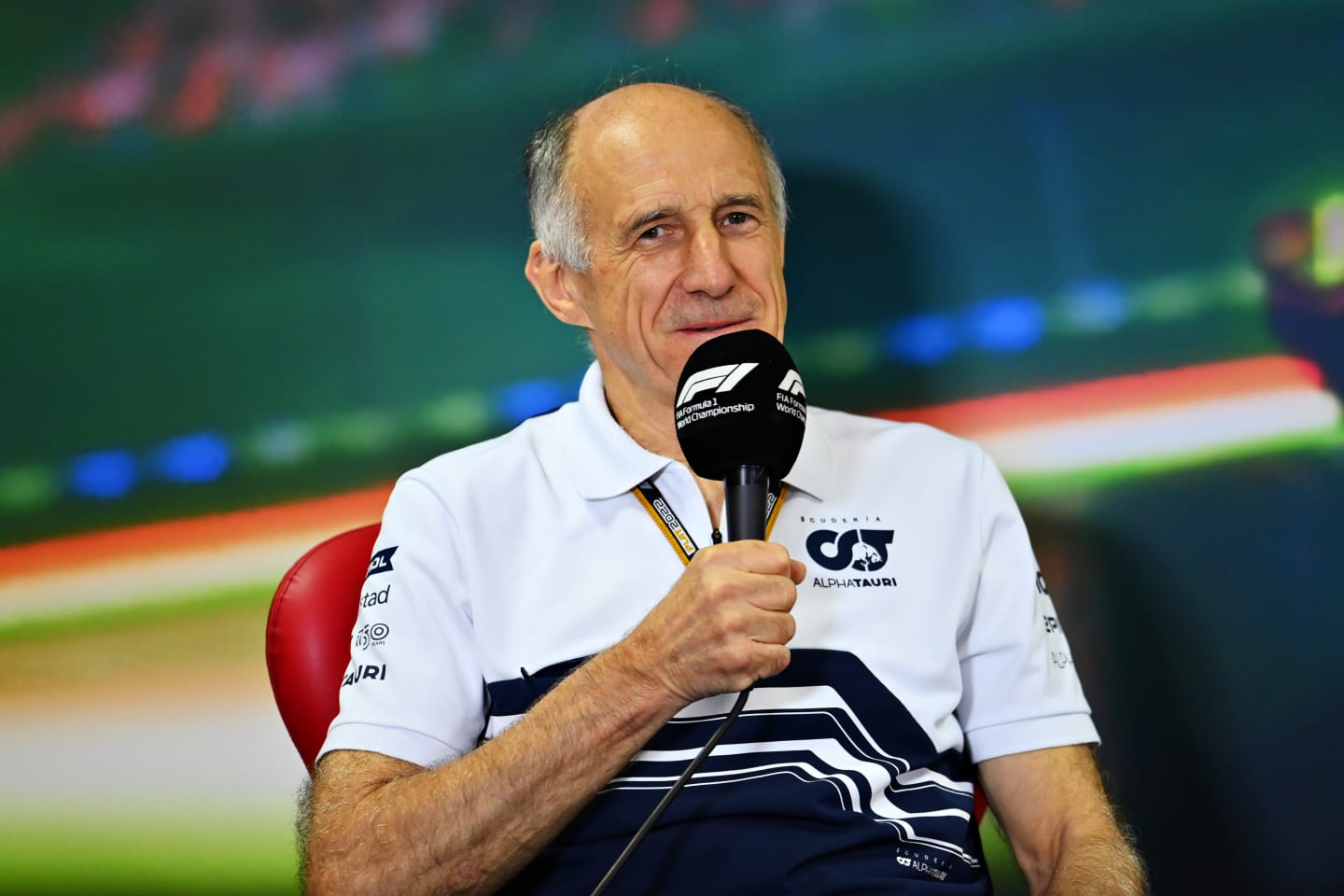 BUDAPEST, HUNGARY - JULY 30: Scuderia AlphaTauri Team Principal Franz Tost attends the Team Principals Press Conference prior to final practice ahead of the F1 Grand Prix of Hungary at Hungaroring on July 30, 2022 in Budapest, Hungary. (Photo by Dan Mullan/Getty Images)