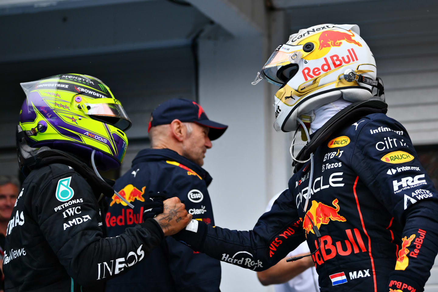 BUDAPEST, HUNGARY - JULY 31: Race winner Max Verstappen of the Netherlands and Oracle Red Bull