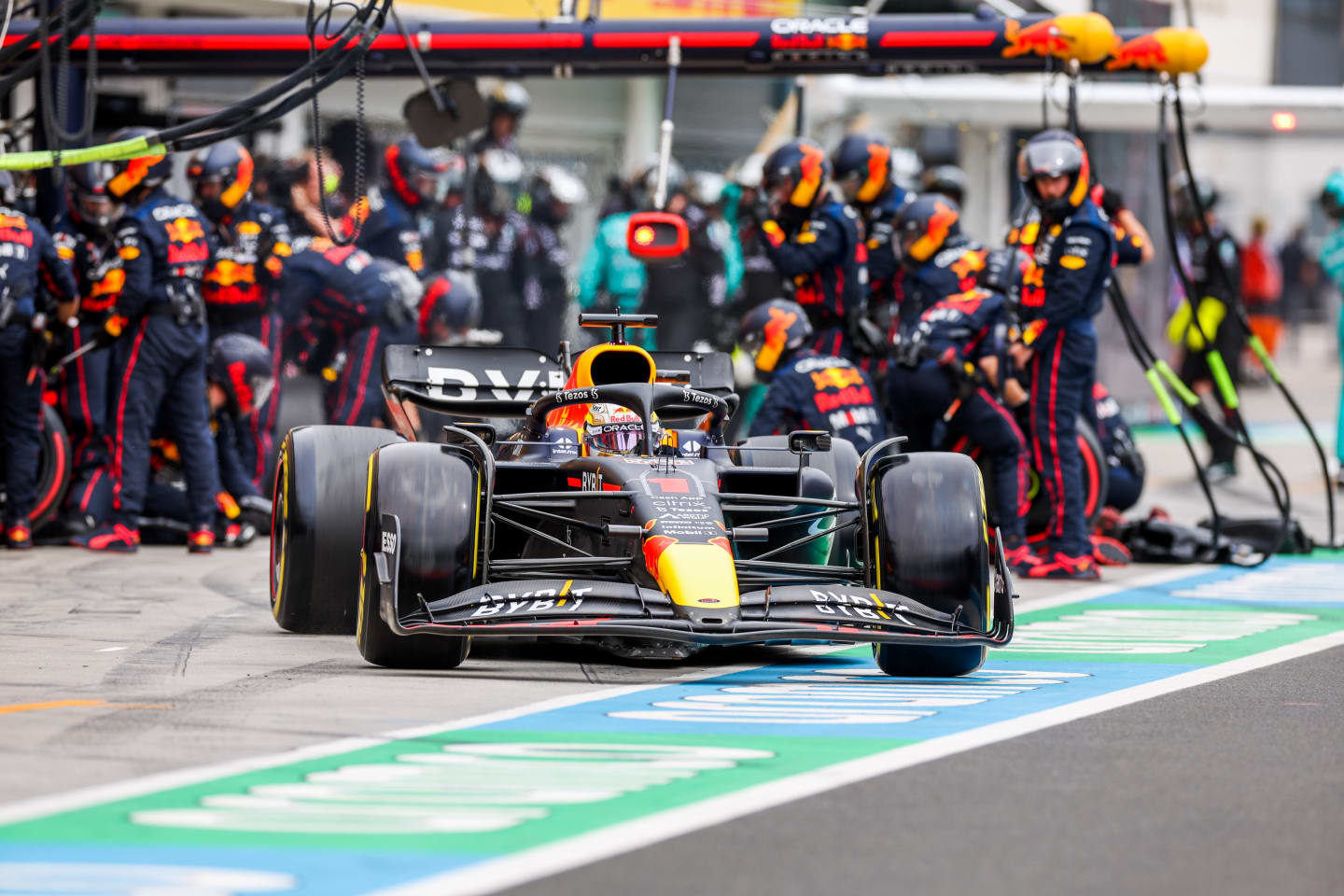 BUDAPEST, HUNGARY - JULY 31: Max Verstappen of Red Bull Racing and The Netherlands  during the F1