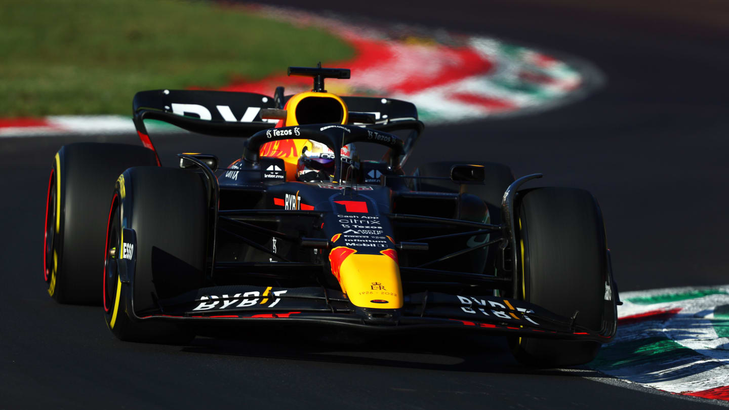 MONZA, ITALY - SEPTEMBER 09: Max Verstappen of the Netherlands driving the (1) Oracle Red Bull