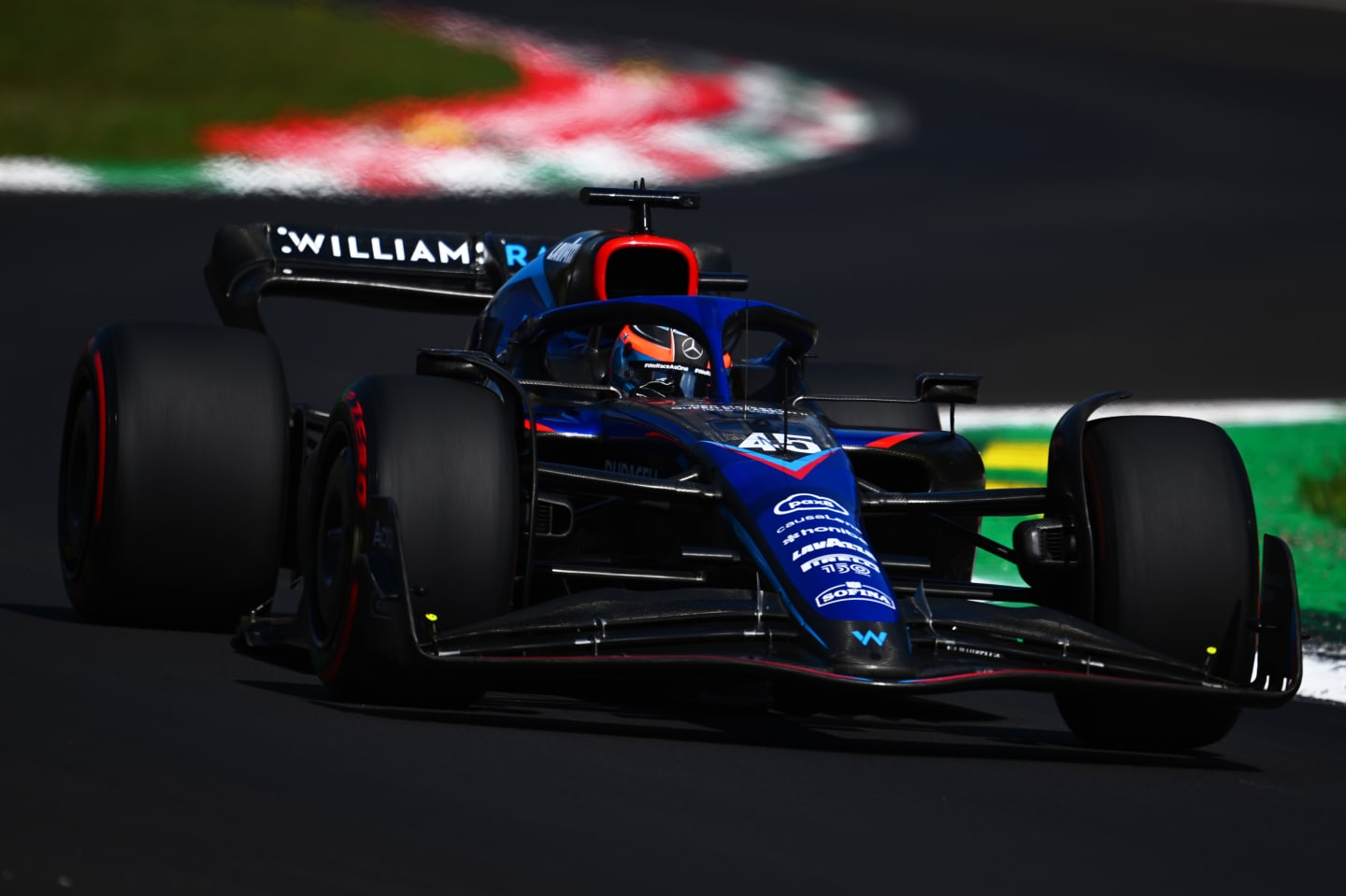 MONZA, ITALY - SEPTEMBER 10: Nyck de Vries of Netherlands driving the (45) Williams FW44 Mercedes