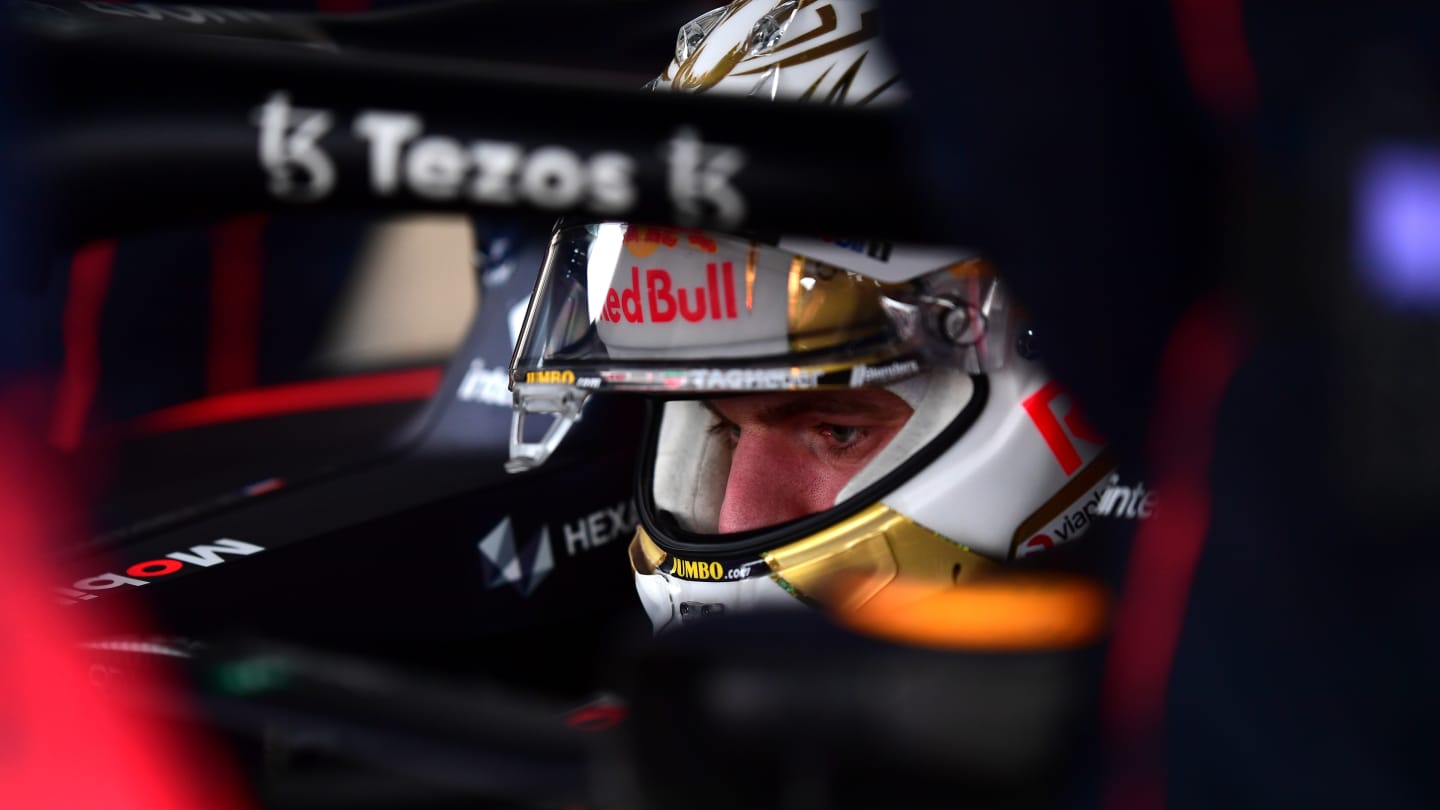 SUZUKA, JAPAN - OCTOBER 09: Max Verstappen of the Netherlands and Oracle Red Bull Racing prepares