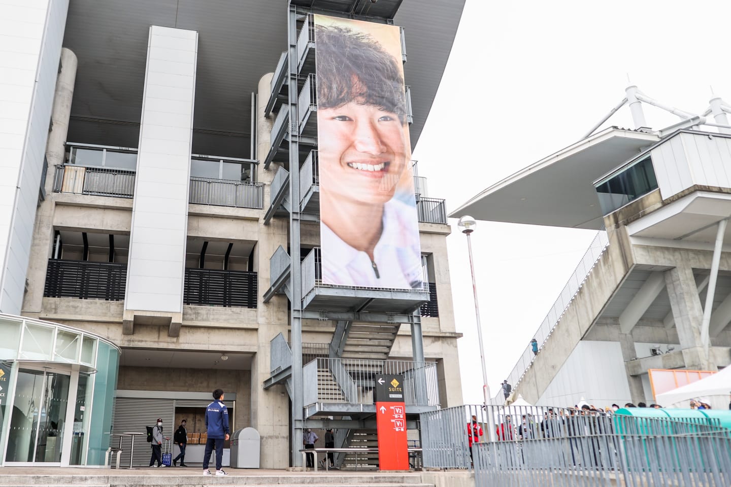 SUZUKA, JAPAN - OCTOBER 06: Yuki Tsunoda of Scuderia AlphaTauri and Japan  during previews ahead of