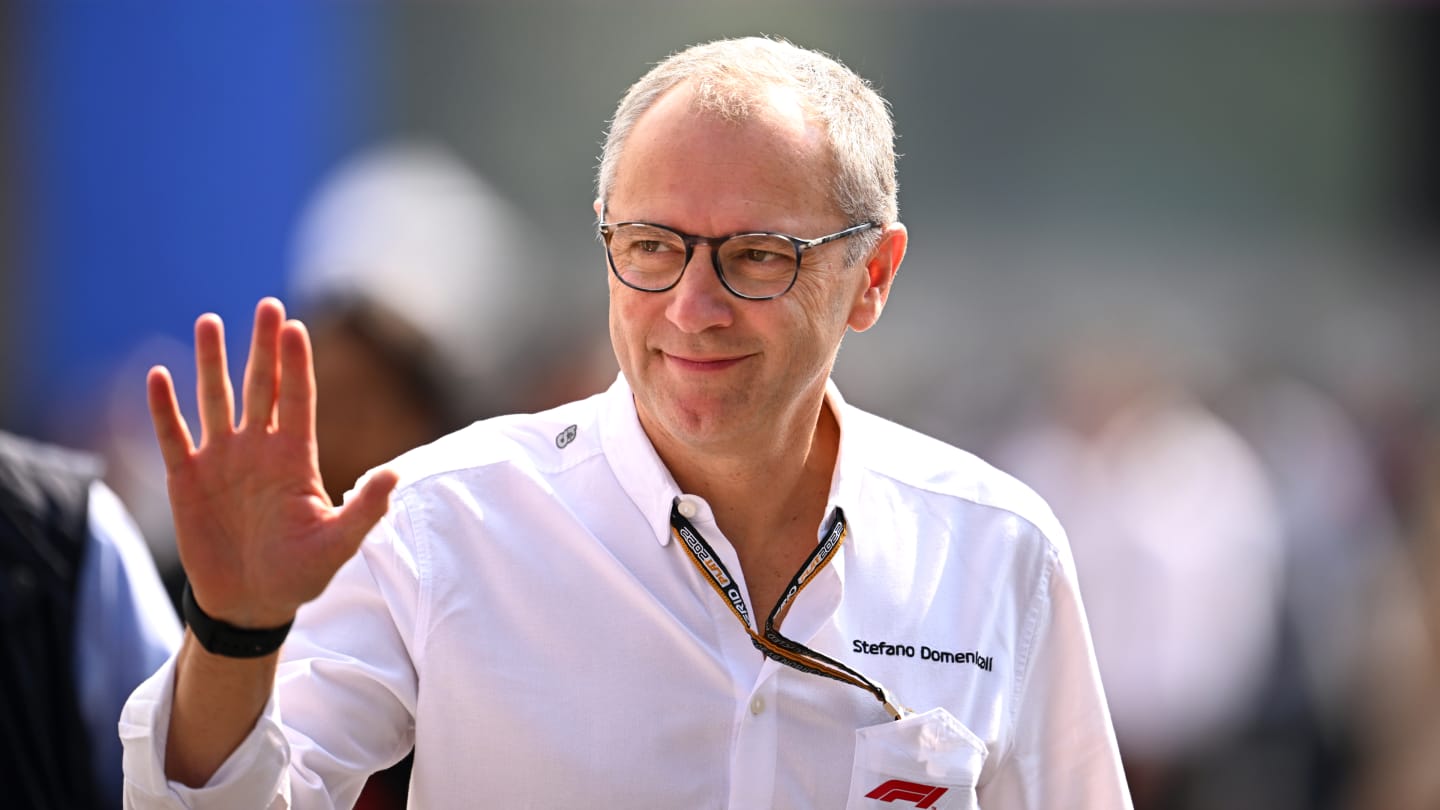 MEXICO CITY, MEXICO - OCTOBER 28: Stefano Domenicali, CEO of the Formula One Group, walks in the