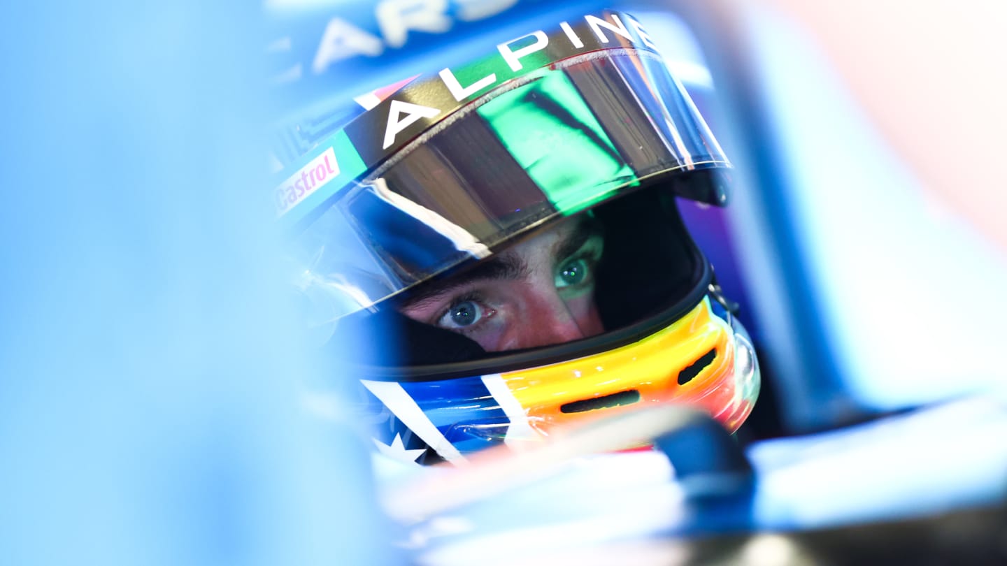 MEXICO CITY, MEXICO - OCTOBER 28: Jack Doohan of Australia and Alpine F1 prepares to drive in the garage during practice ahead of the F1 Grand Prix of Mexico at Autodromo Hermanos Rodriguez on October 28, 2022 in Mexico City, Mexico. (Photo by Dan Istitene - Formula 1/Formula 1 via Getty Images)