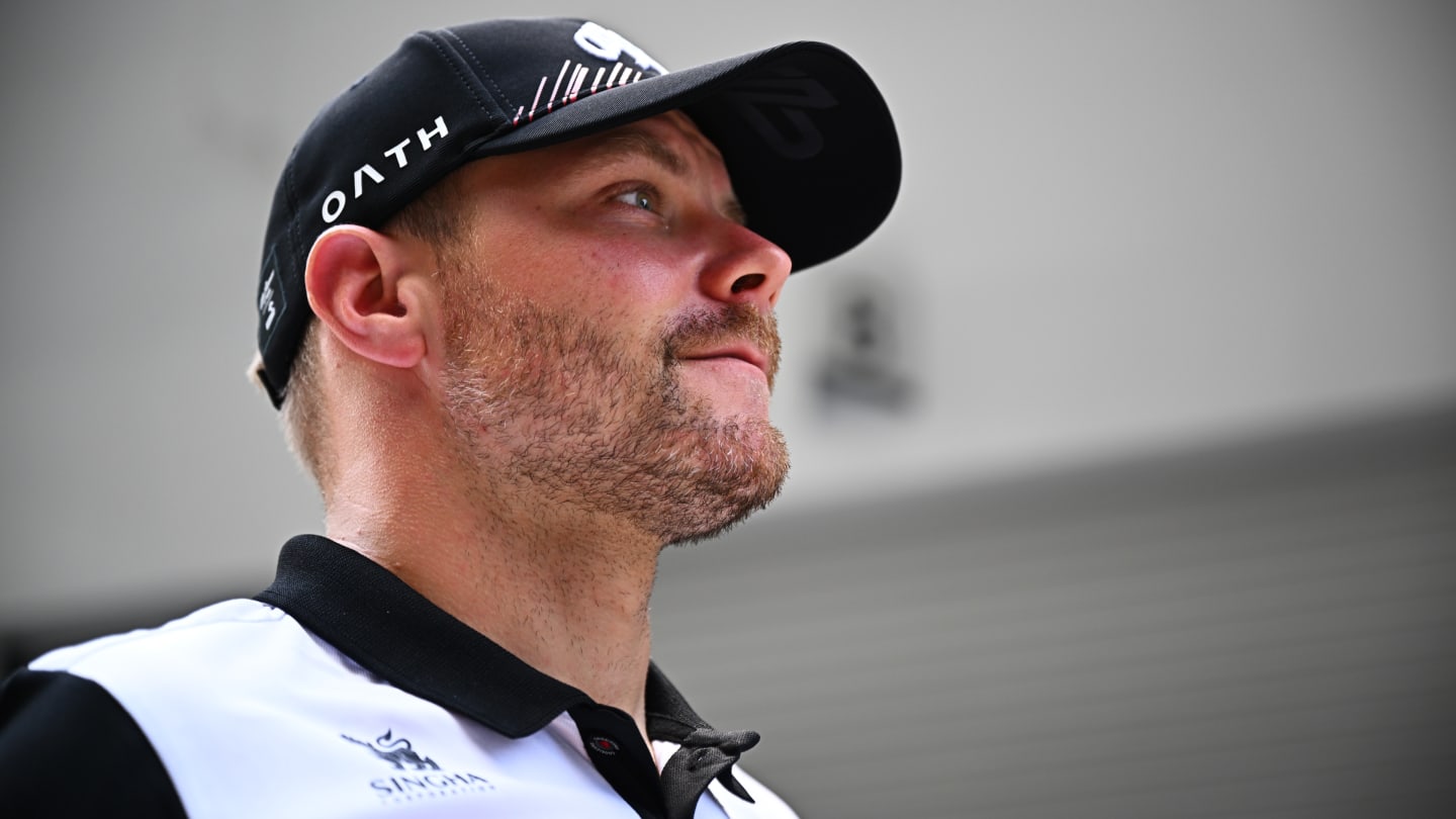 MIAMI, FLORIDA - MAY 05: Valtteri Bottas of Finland and Alfa Romeo F1 walks in the Paddock during