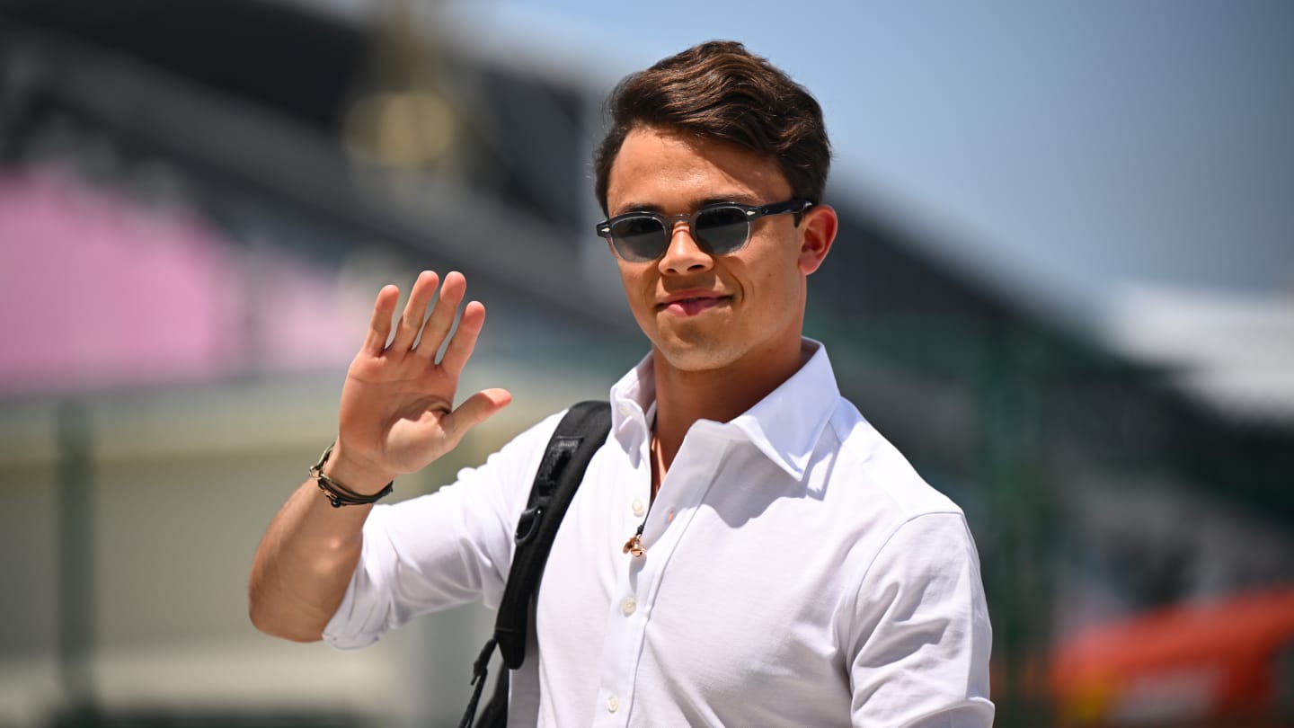 MIAMI, FLORIDA - MAY 05: Nyck de Vries of Netherlands, Mercedes Test & Reserve Driver, walks in the