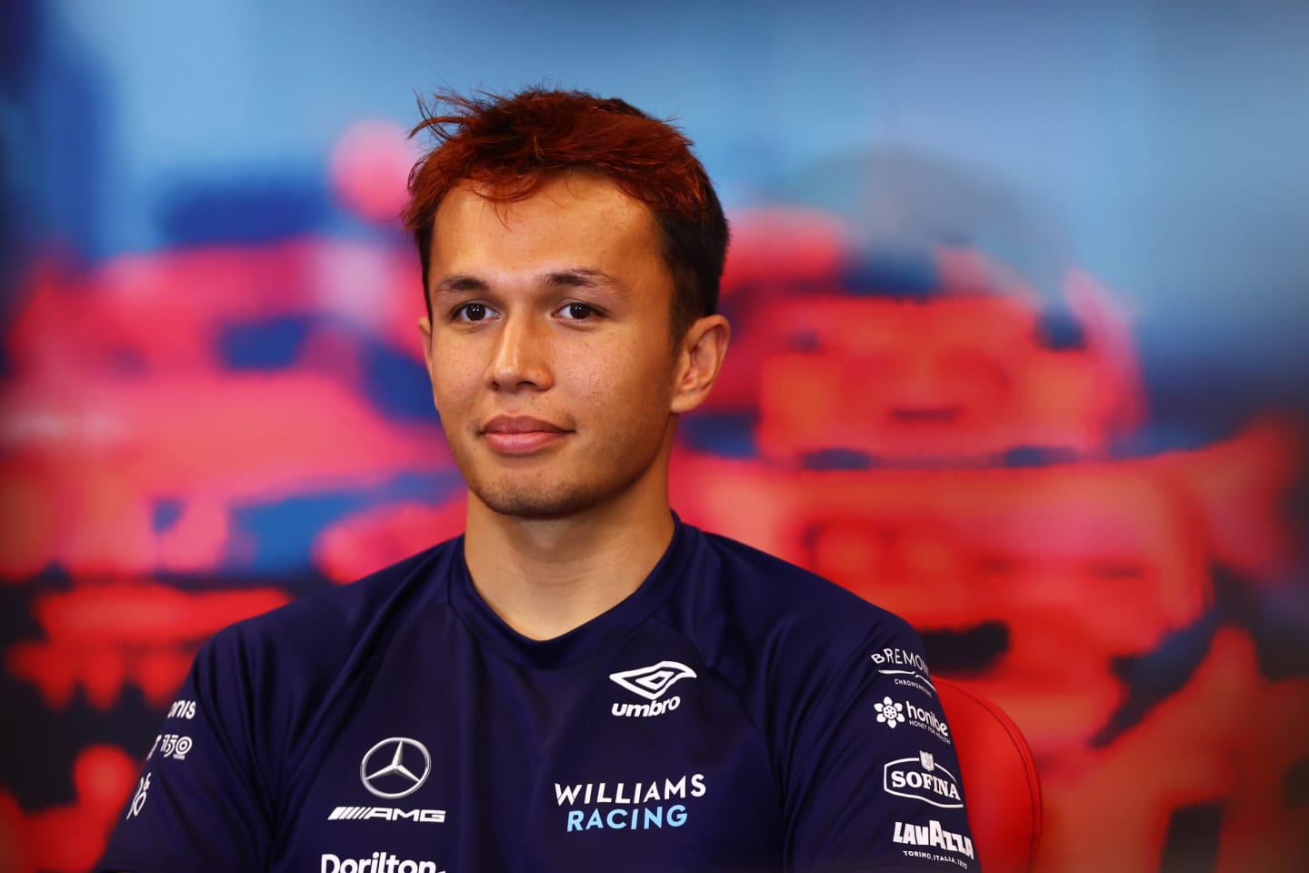 MONTE-CARLO, MONACO - MAY 27: Alexander Albon of Thailand and Williams looks on in the Drivers Press Conference prior to practice ahead of the F1 Grand Prix of Monaco at Circuit de Monaco on May 27, 2022 in Monte-Carlo, Monaco. (Photo by Dan Istitene/Getty Images)