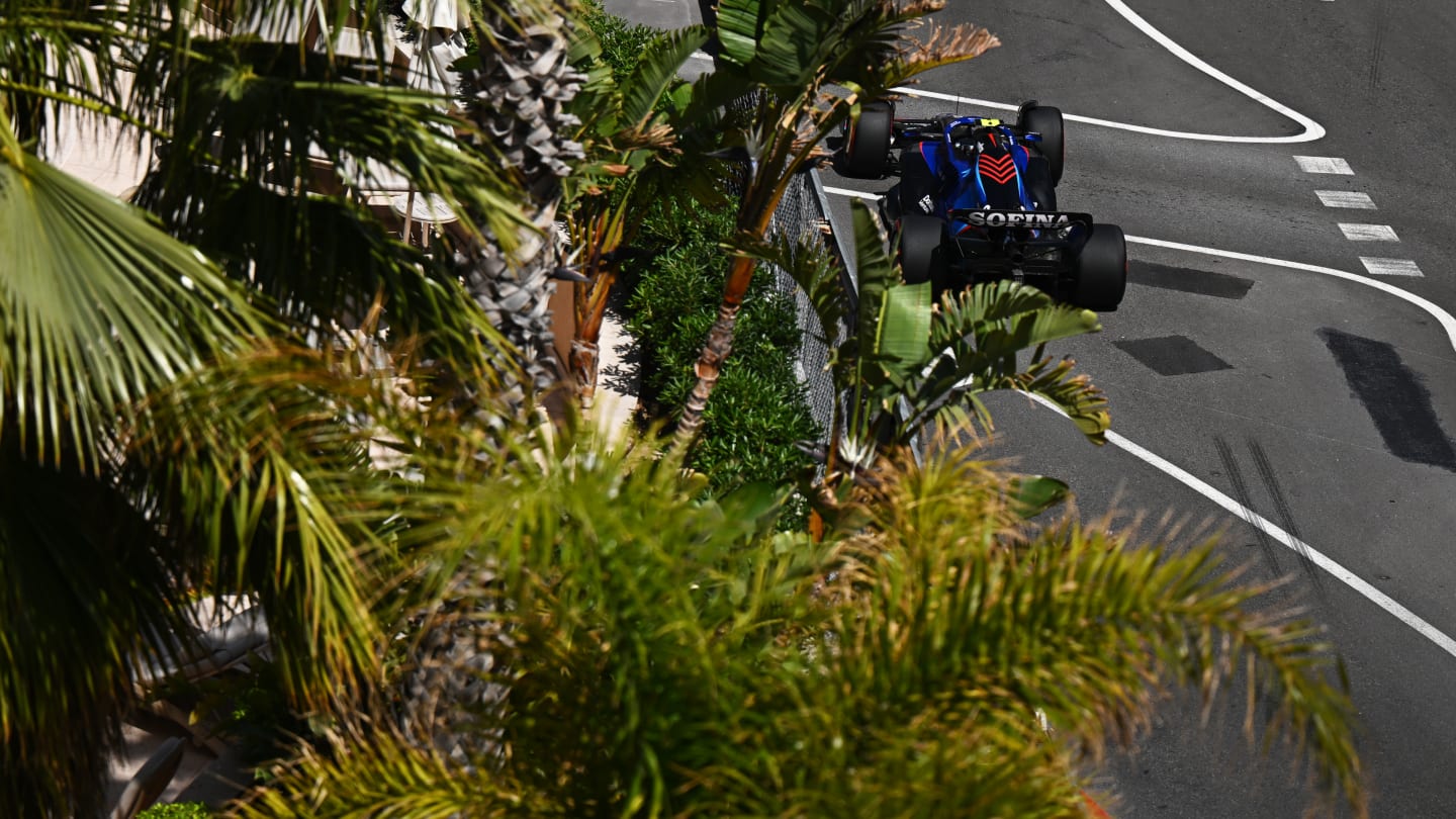 MONTE-CARLO, MONACO - MAY 27: Nicholas Latifi of Canada driving the (6) Williams FW44 Mercedes on track during practice ahead of the F1 Grand Prix of Monaco at Circuit de Monaco on May 27, 2022 in Monte-Carlo, Monaco. (Photo by Clive Mason - Formula 1/Formula 1 via Getty Images)