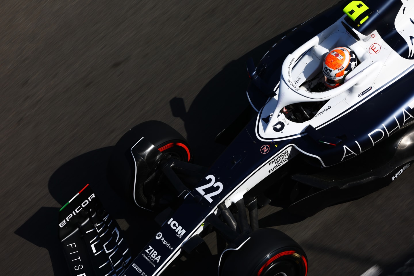 MONTE-CARLO, MONACO - MAY 27: Yuki Tsunoda of Japan driving the (22) Scuderia AlphaTauri AT03 on