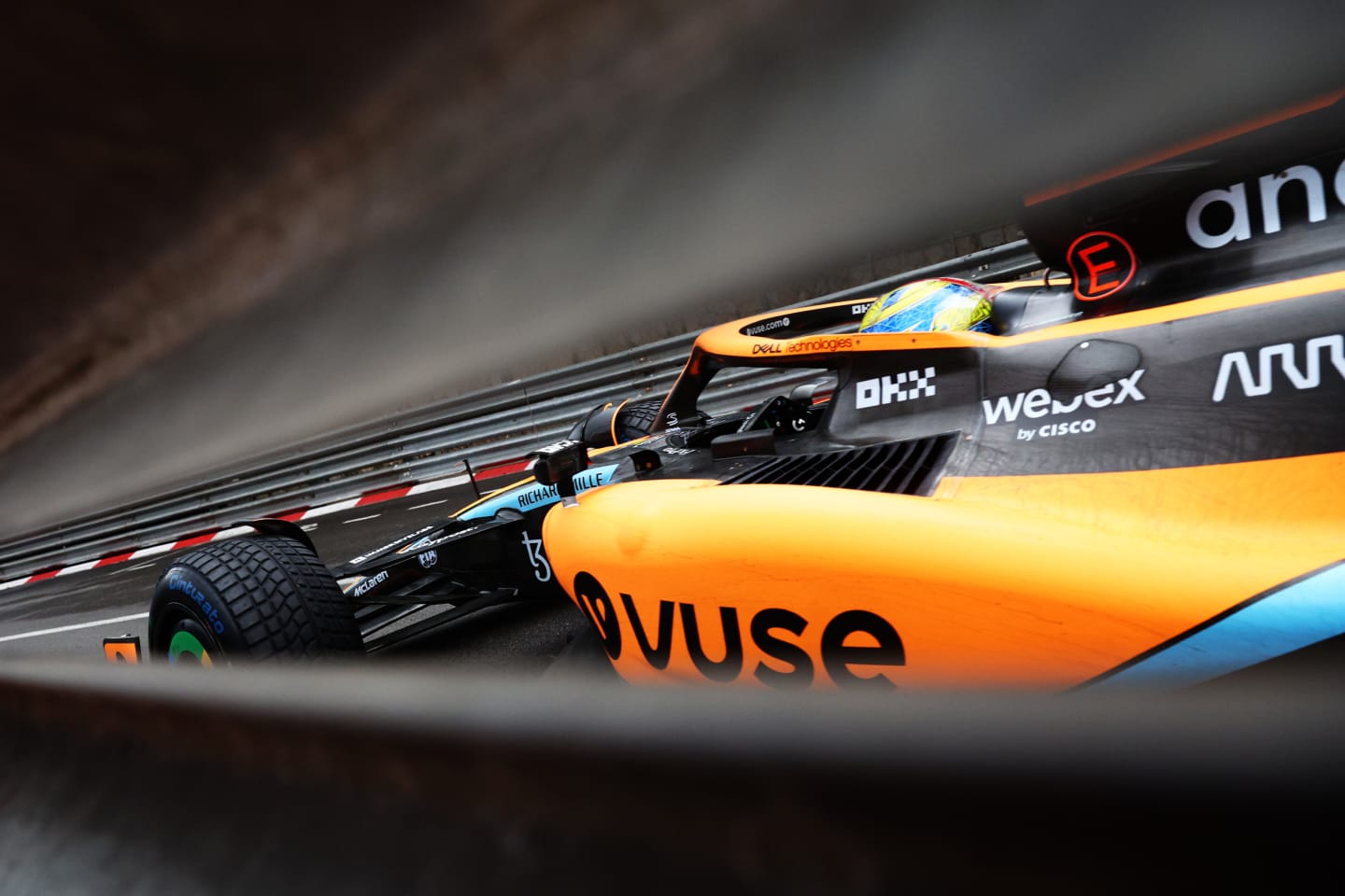 MONTE-CARLO, MONACO - MAY 29: Lando Norris of Great Britain driving the (4) McLaren MCL36 Mercedes on track during the F1 Grand Prix of Monaco at Circuit de Monaco on May 29, 2022 in Monte-Carlo, Monaco. (Photo by Clive Rose/Getty Images)