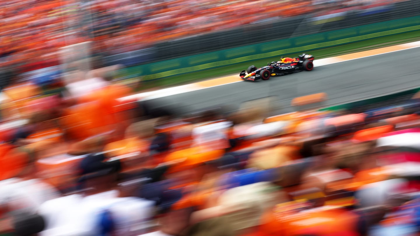 ZANDVOORT, NETHERLANDS - SEPTEMBER 04: Max Verstappen of the Netherlands driving the (1) Oracle Red