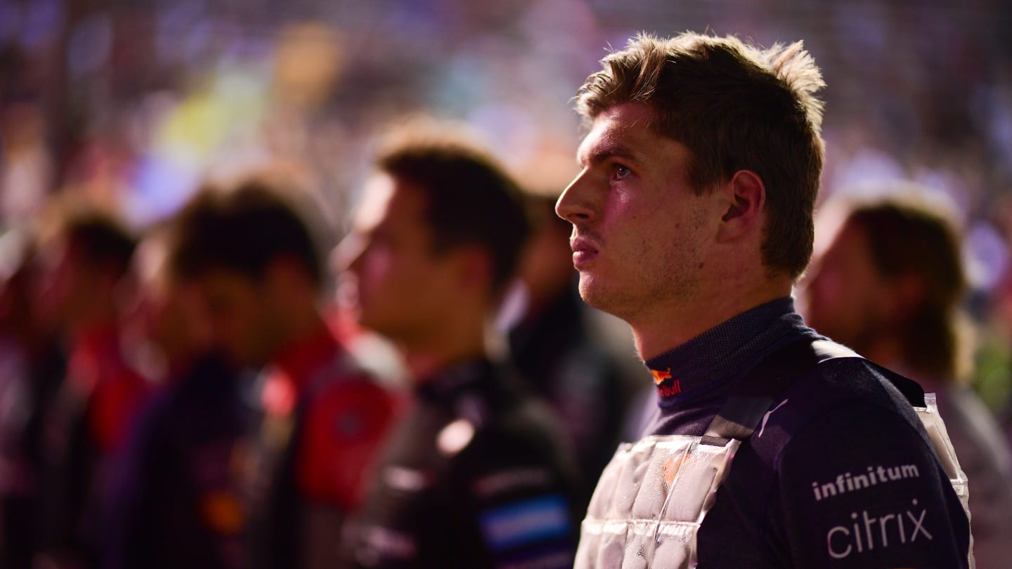 SINGAPORE, SINGAPORE - OCTOBER 02: Max Verstappen of the Netherlands and Oracle Red Bull Racing
