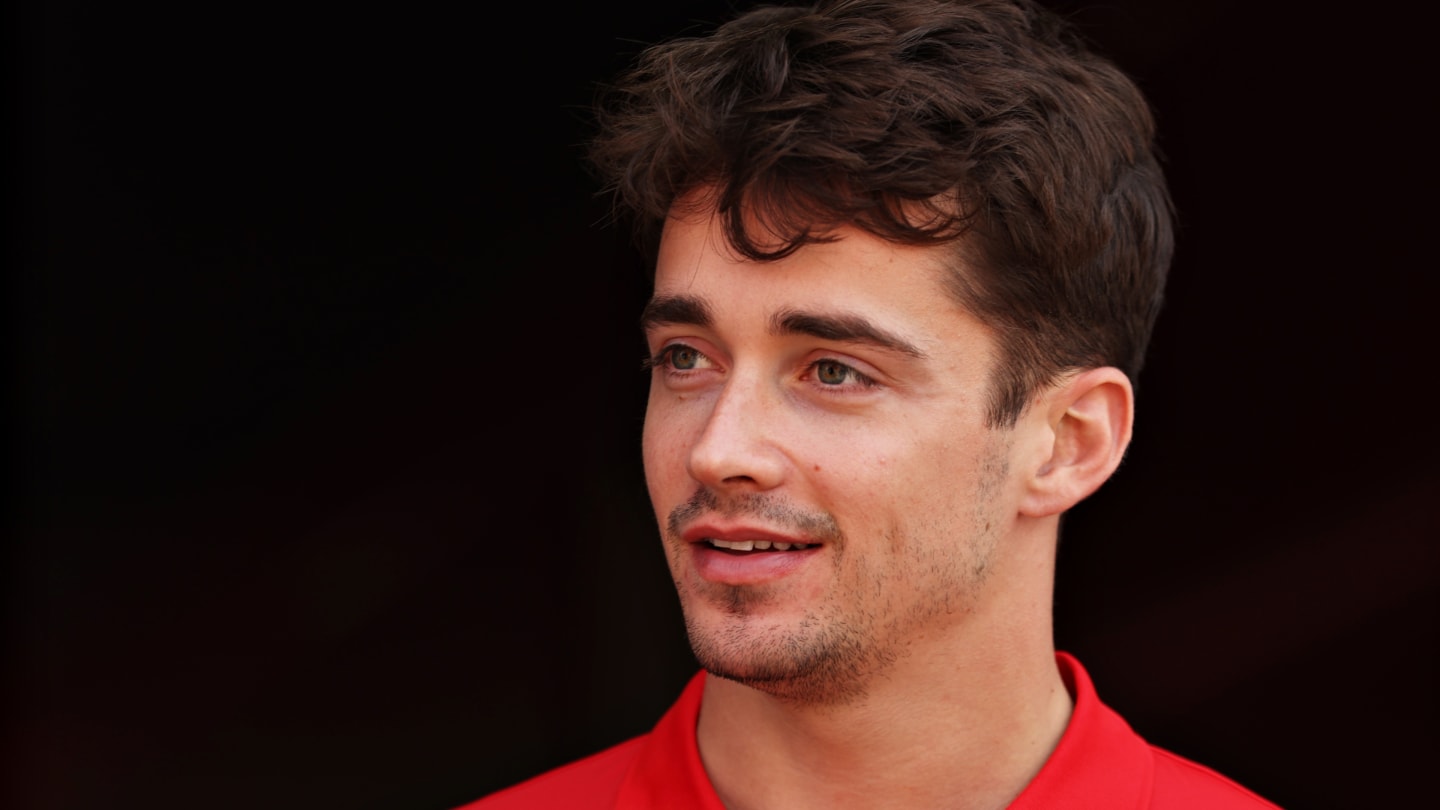 BARCELONA, SPAIN - MAY 19: Charles Leclerc of Monaco and Ferrari looks on in the Paddock during