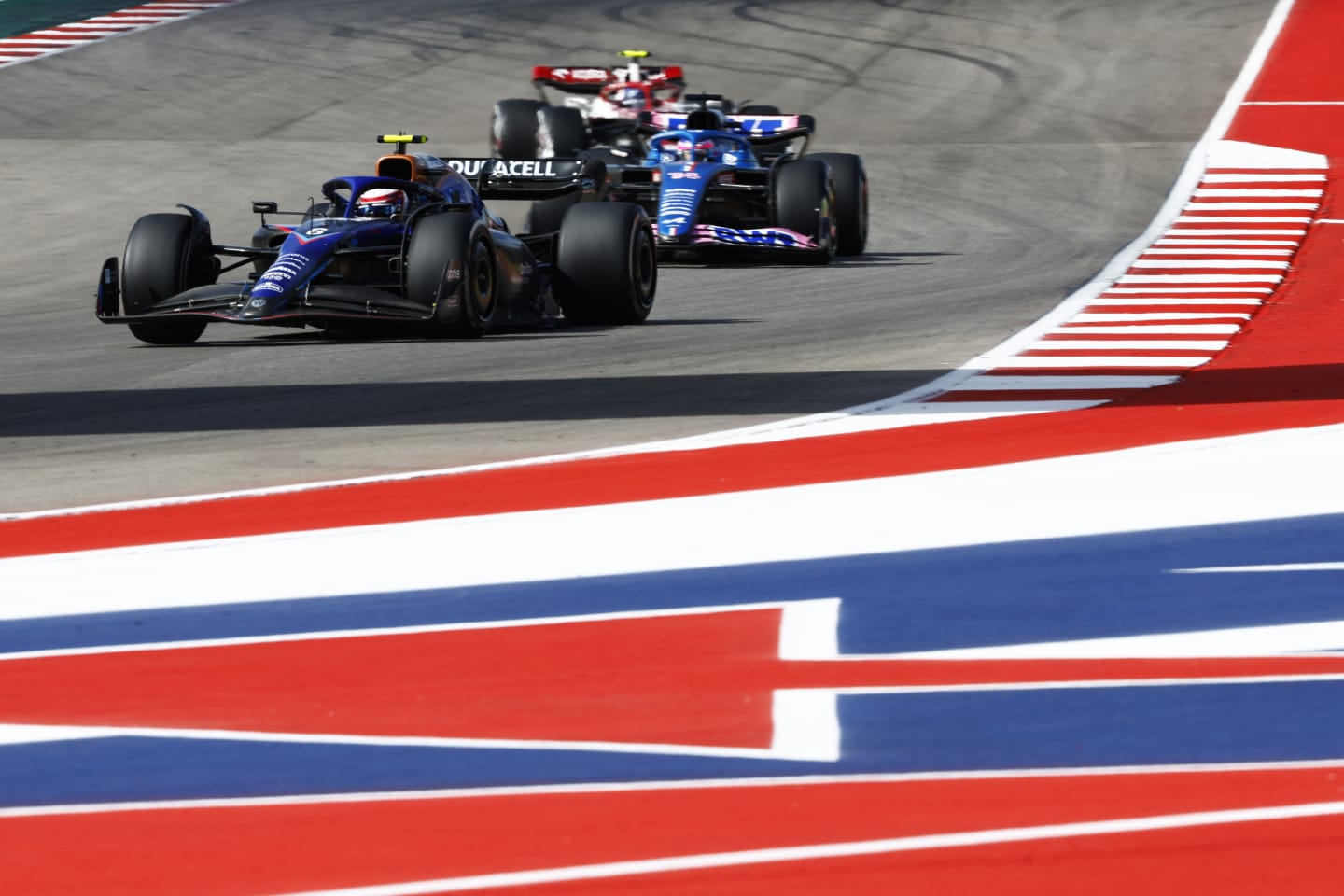 AUSTIN, TEXAS - OCTOBER 23: Nicholas Latifi of Canada driving the (6) Williams FW44 Mercedes on track during the F1 Grand Prix of USA at Circuit of The Americas on October 23, 2022 in Austin, Texas. (Photo by Chris Graythen/Getty Images)