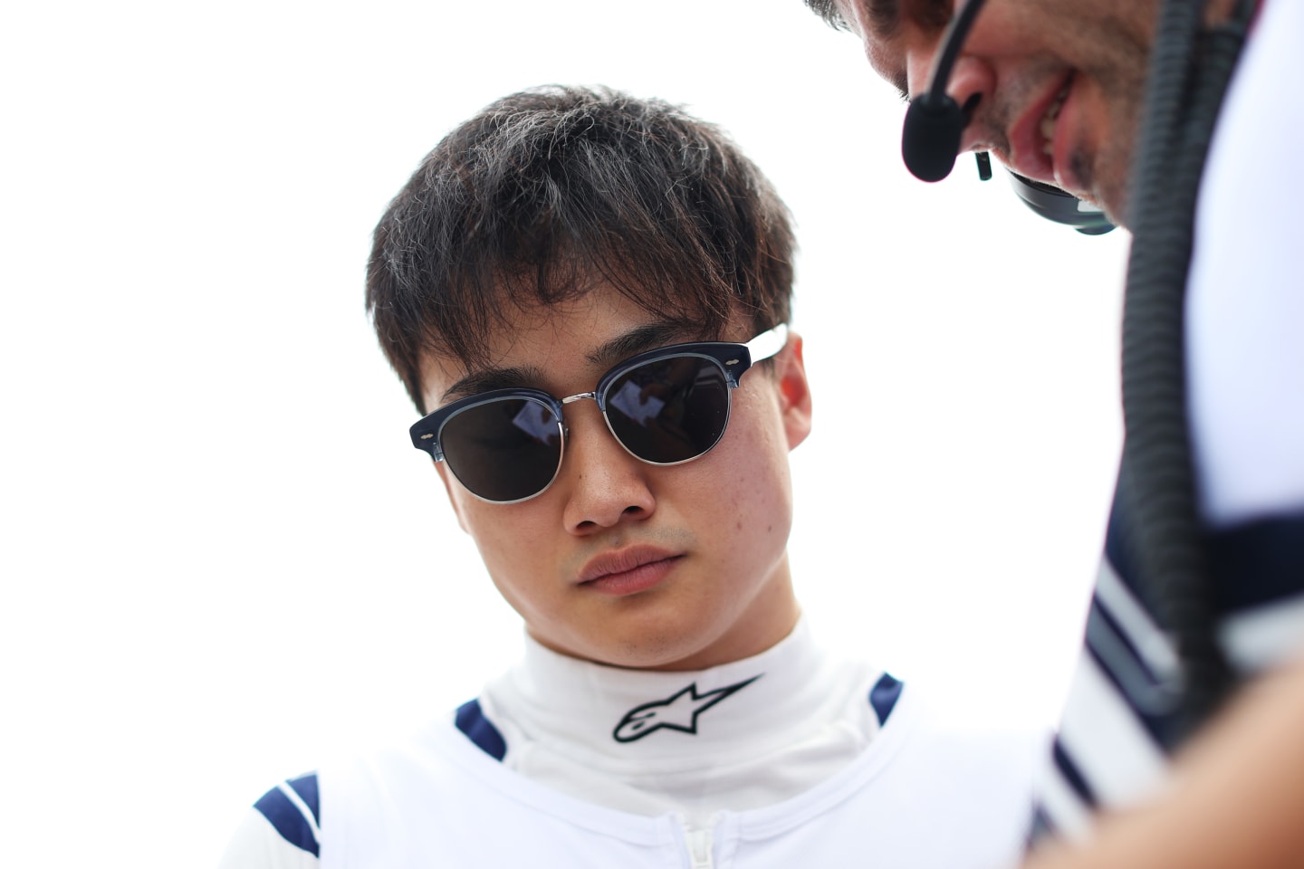 AUSTIN, TEXAS - OCTOBER 23: Yuki Tsunoda of Japan and Scuderia AlphaTauri prepares to drive on the grid during the F1 Grand Prix of USA at Circuit of The Americas on October 23, 2022 in Austin, Texas. (Photo by Peter Fox/Getty Images)