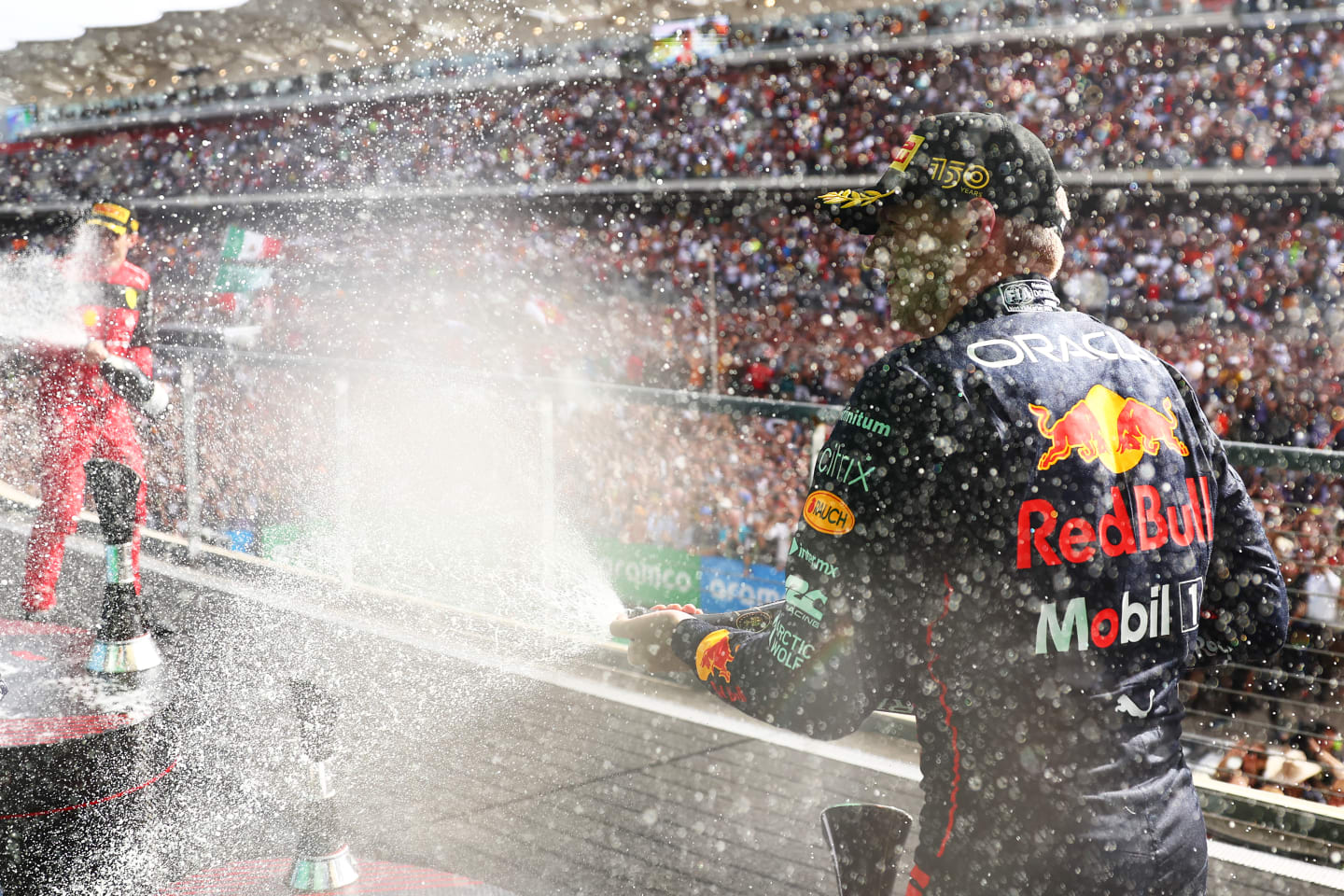 AUSTIN, TEXAS - OCTOBER 23: Race winner Max Verstappen of the Netherlands and Oracle Red Bull