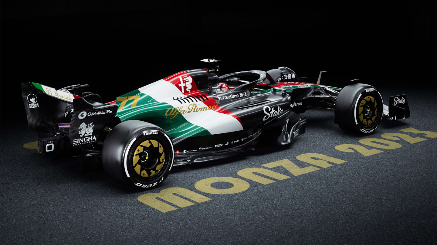 Alfa Romeo's livery for the Italian Grand Prix was simply stunning