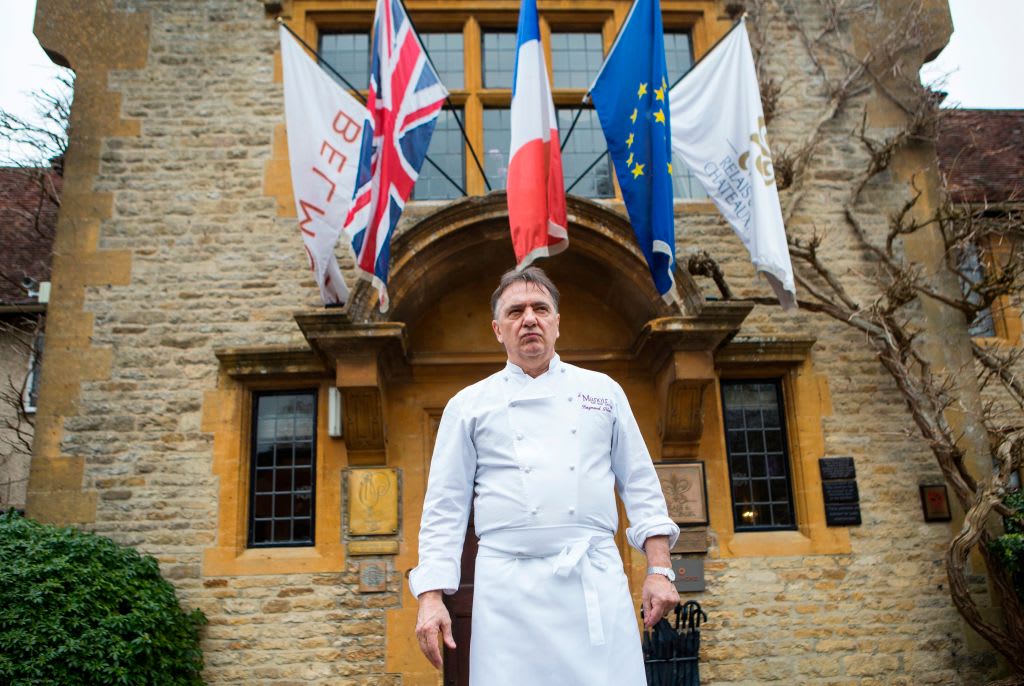 TO GO WITH AFP STORY BY DENIS HIAULT
French chef Raymond Blanc poses for a picture outside his